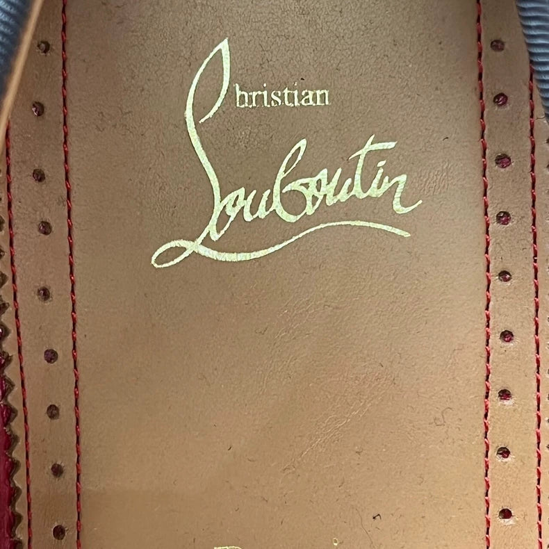 Christian Louboutin Black Leather Dress Shoes