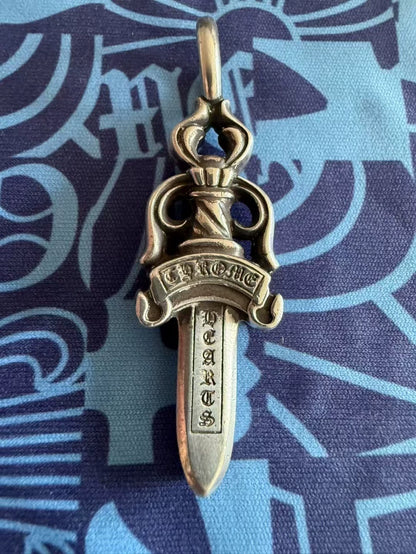 Chrome Hearts Sword Pendant Necklace-yf