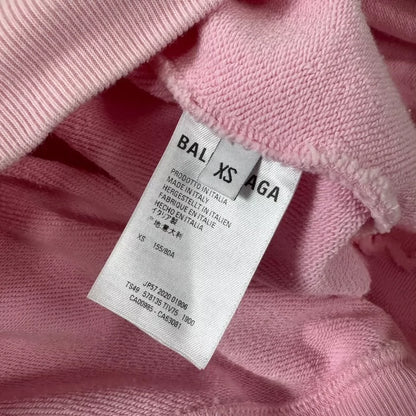 Balenciaga Pink Crew Neck Hoodie