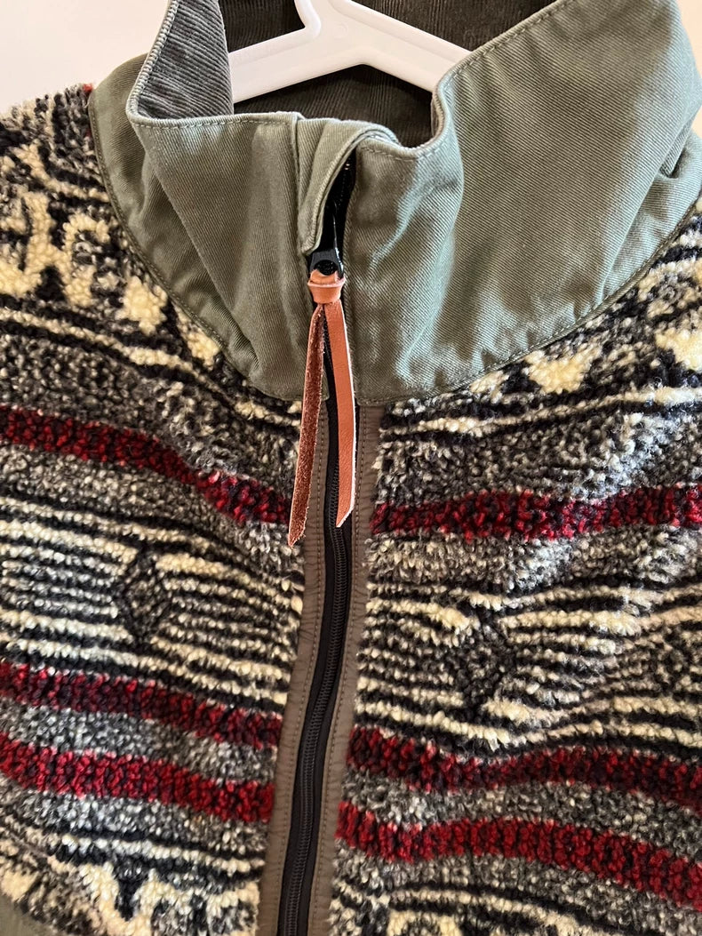 kapital Shearling Paneled Jacket