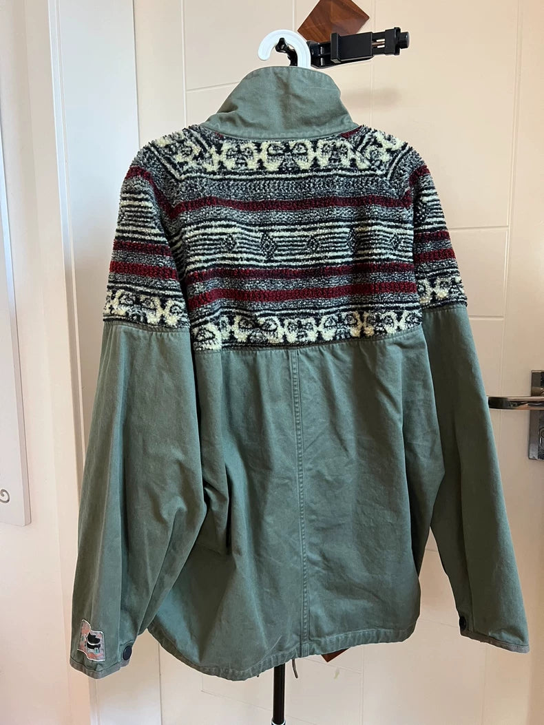 kapital Shearling Paneled Jacket