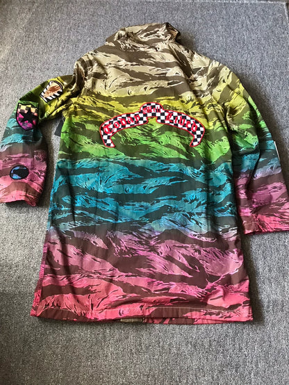 Colorful Amiri Hooded Coat for Fall Winter