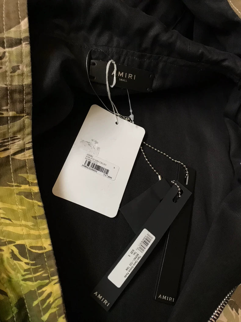 Colorful Amiri Hooded Coat for Fall Winter