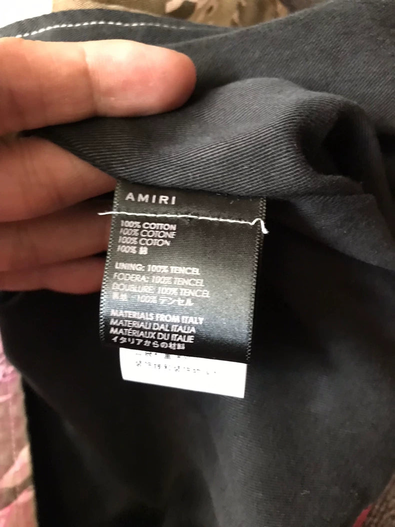 Colorful Amiri Hooded Coat for Fall Winter