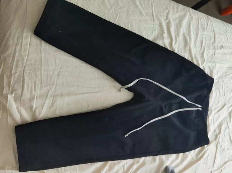 Rick Owens Black Drawstring Cargo Pants