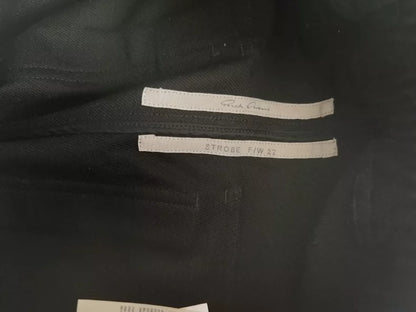 Rick Owens Black Drawstring Cargo Pants