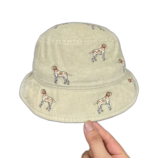 POLO Ralph Lauren Vintage Dog Embroidered Bucket Hat