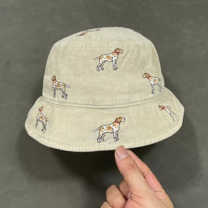 POLO Ralph Lauren Vintage Dog Embroidered Bucket Hat