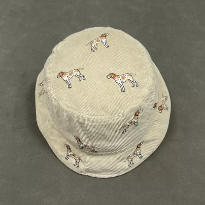 POLO Ralph Lauren Vintage Dog Embroidered Bucket Hat