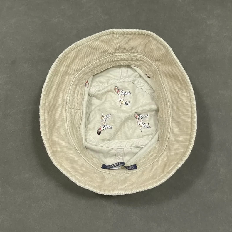 POLO Ralph Lauren Vintage Dog Embroidered Bucket Hat