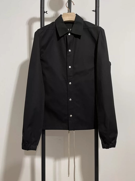 Rick Owens Black Jacket Outerwear