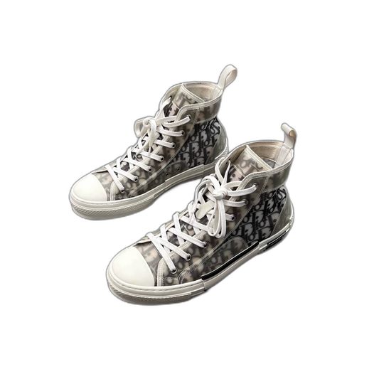 Dior B23 High Top Sneakers Black and White