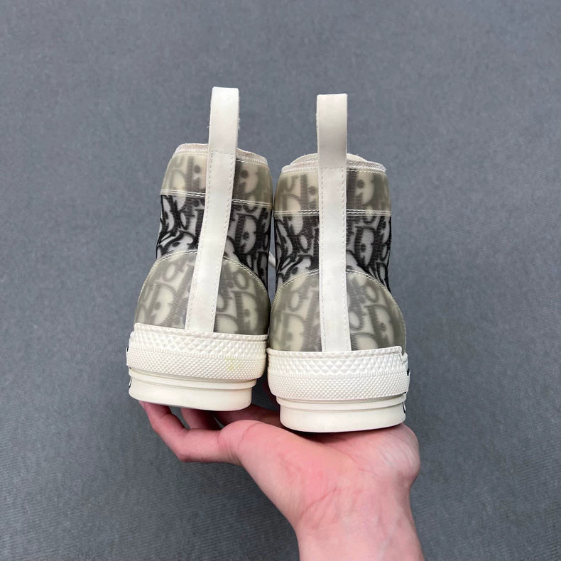 Dior B23 High Top Sneakers Black and White