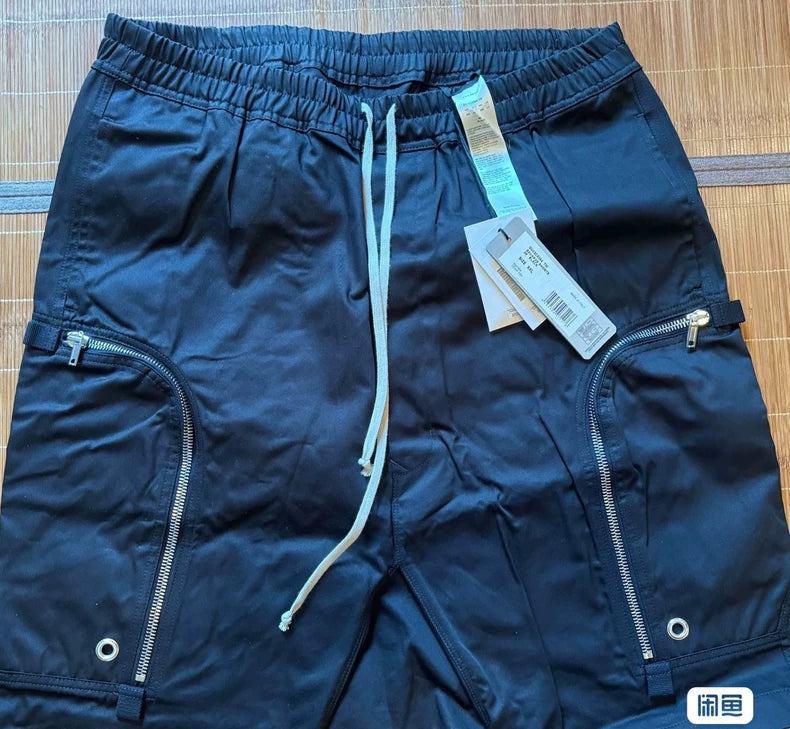 Rick Owens 24SS Bauhaus Black Shorts