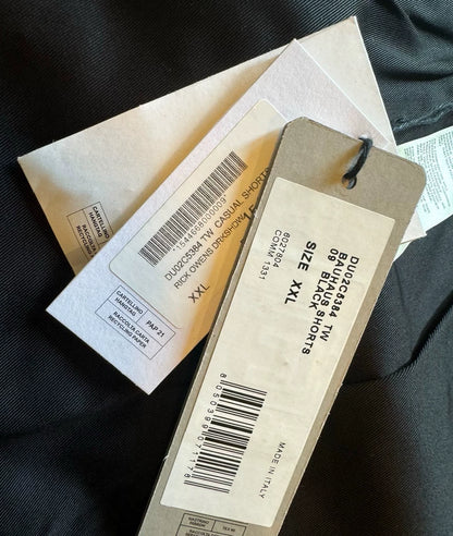 Rick Owens 24SS Bauhaus Black Shorts