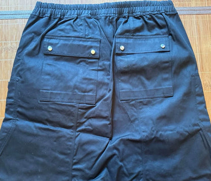 Rick Owens 24SS Bauhaus Black Shorts