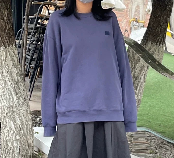 Acne Studios Blue Long Sleeve Sweatshirt