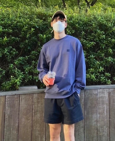 Acne Studios Blue Long Sleeve Sweatshirt