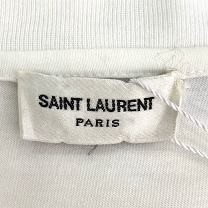 White Saint Laurent Cotton T-shirt