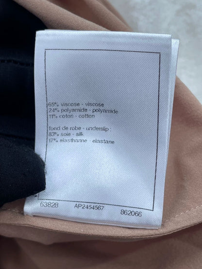 Chanel Knit Camellia Long Dress