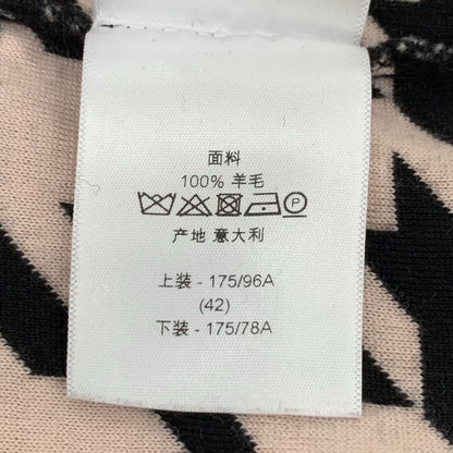 Dior Houndstooth Cotton Short Sleeve T-Shirt