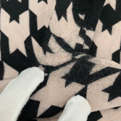 Dior Houndstooth Cotton Short Sleeve T-Shirt