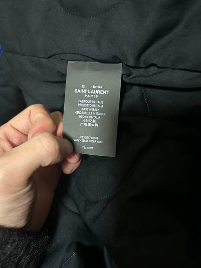 Saint Laurent Teddy Baseball Jacket for Men