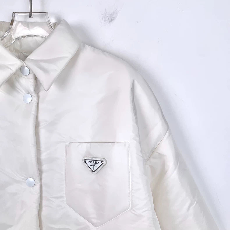 Prada White Button-Up Jacket