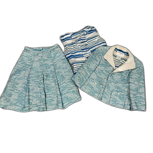 Chanel Baby Blue Three-Piece Set