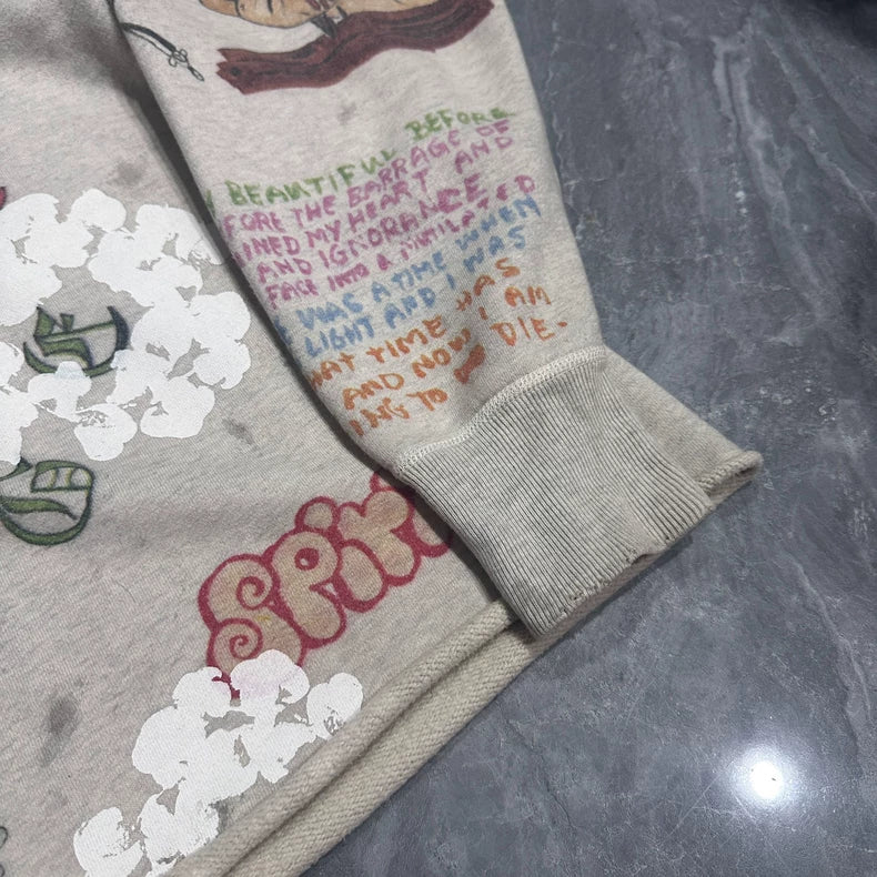 Saint Michael Graffiti Hoodie Sweatshirt