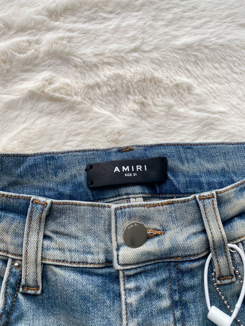 Amiri Rainbow Patchwork Jeans