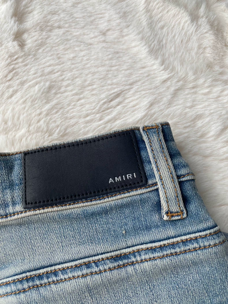 Amiri Rainbow Patchwork Jeans