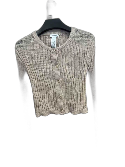 Pink Knit Cardigan by Acne Studios