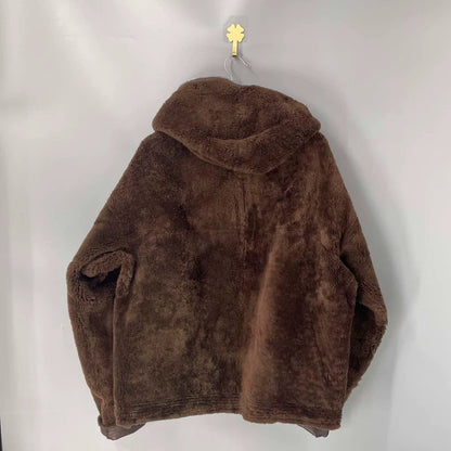 Rick Owens Brown Reversible Leather Jacket