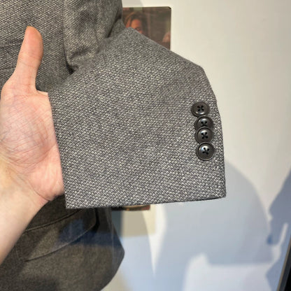 Vintage Wool Suit Jacket for Men