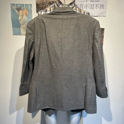 Vintage Wool Suit Jacket for Men