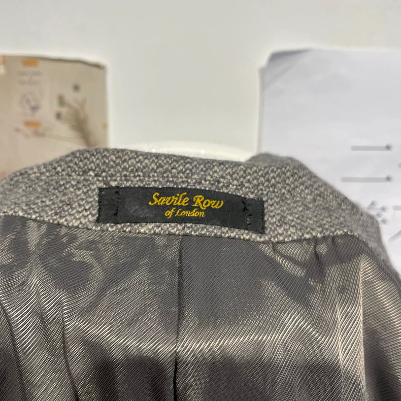 Vintage Wool Suit Jacket for Men