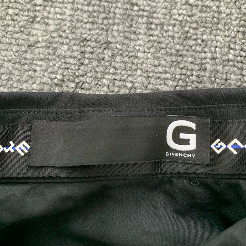 Givenchy Black Logo Hem Shirt Jacket