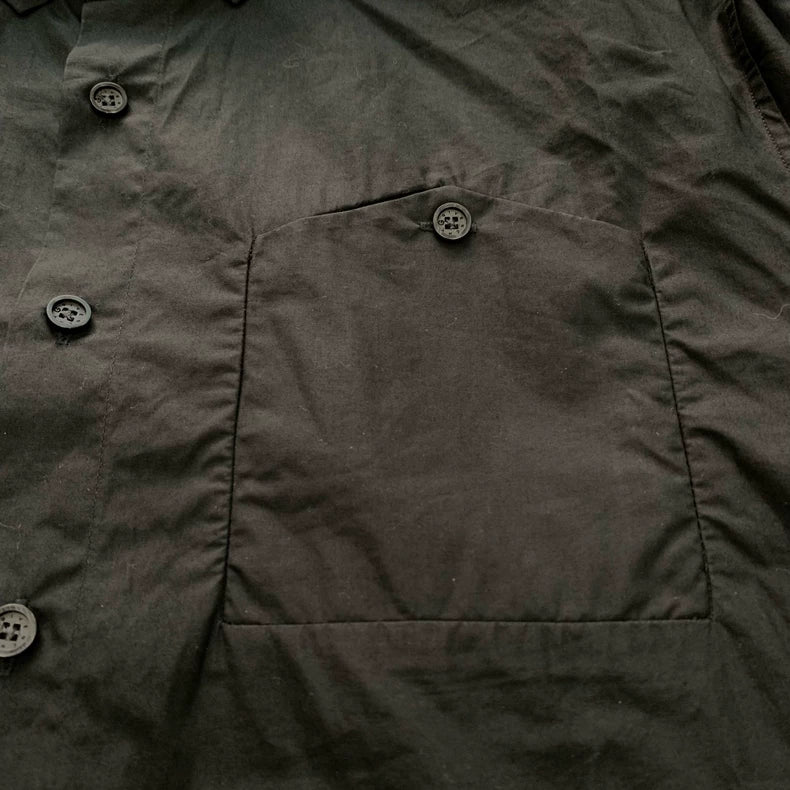 Givenchy Black Logo Hem Shirt Jacket