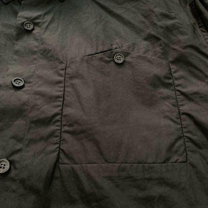 Givenchy Black Logo Hem Shirt Jacket