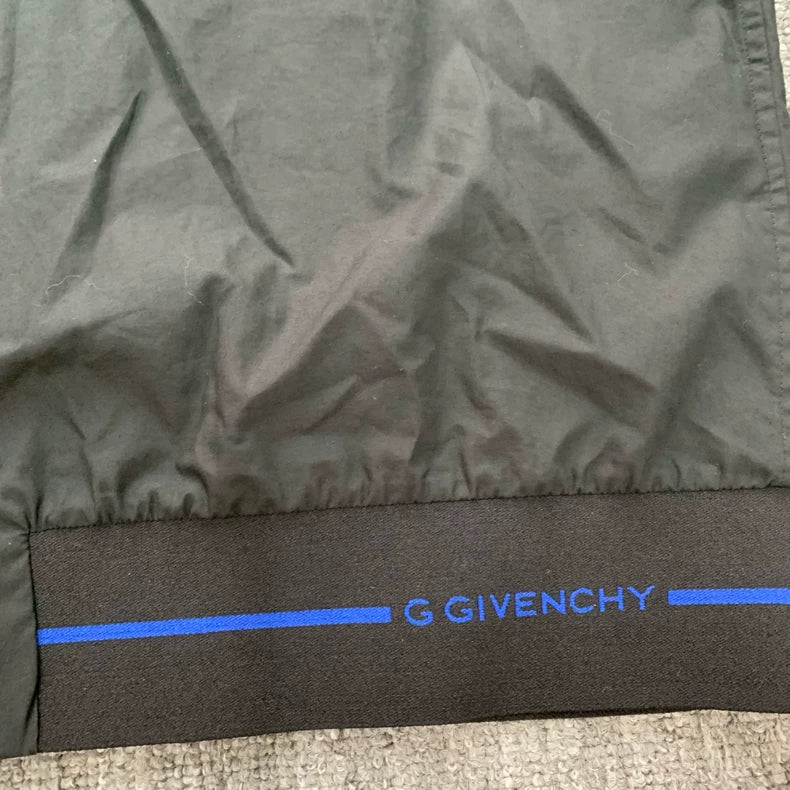 Givenchy Black Logo Hem Shirt Jacket