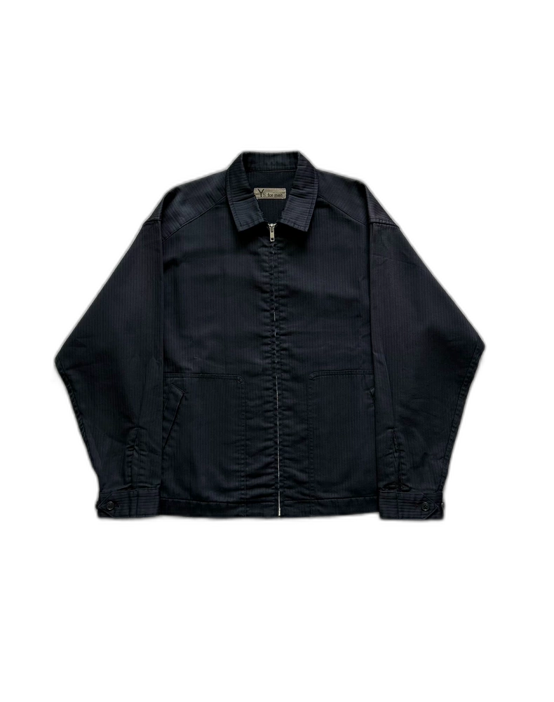 Y's for Men Black Striped Jacket-zp
