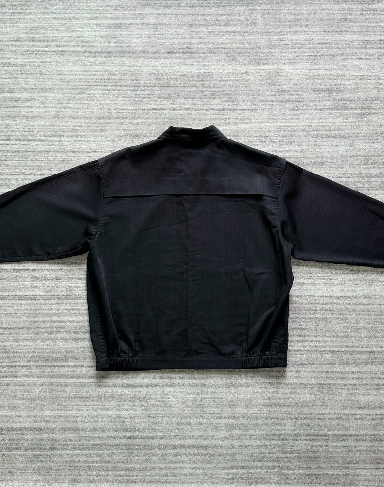 Y's for Men Black Striped Jacket-zp