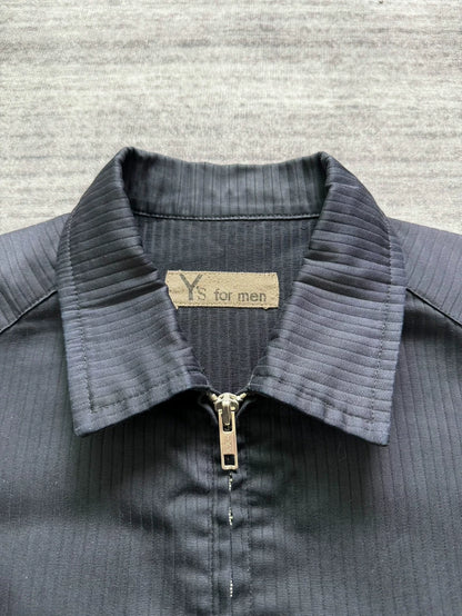 Y's for Men Black Striped Jacket-zp