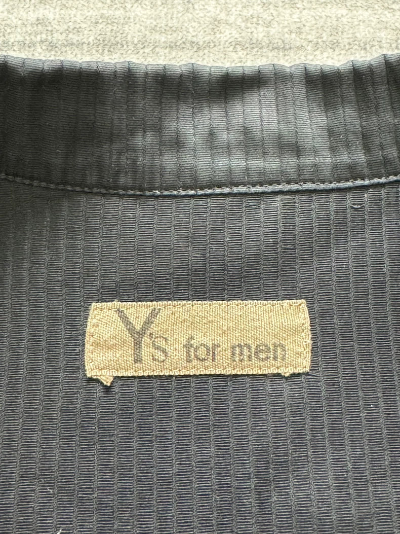 Y's for Men Black Striped Jacket-zp