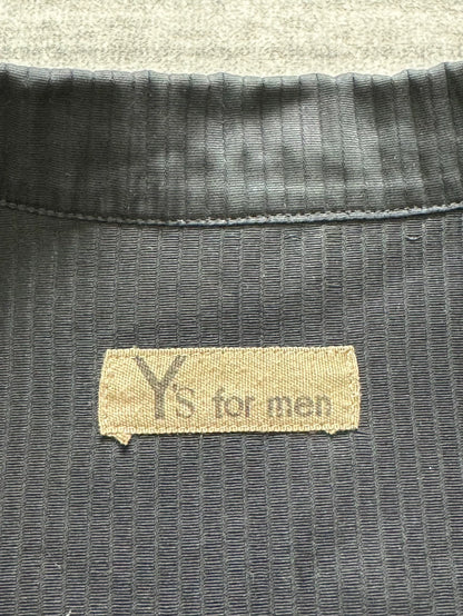 Y's for Men Black Striped Jacket-zp