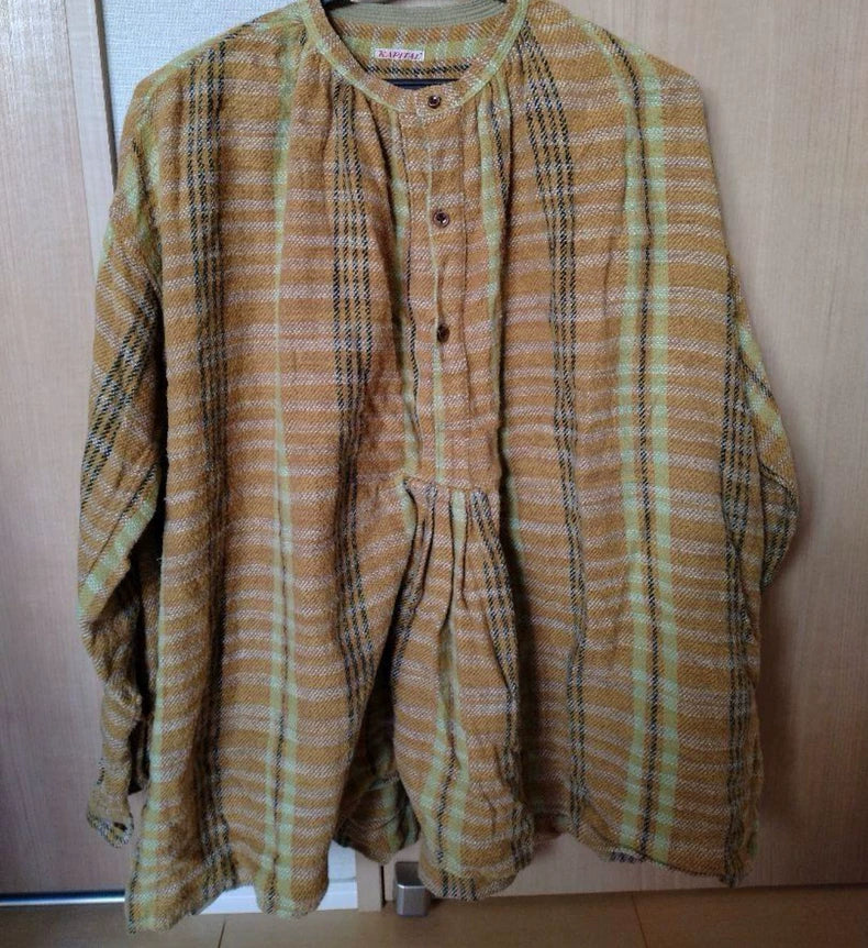 Kapital Plaid Cotton Doll Shirt