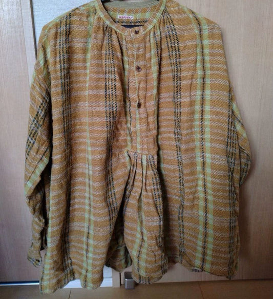 Kapital Plaid Cotton Doll Shirt