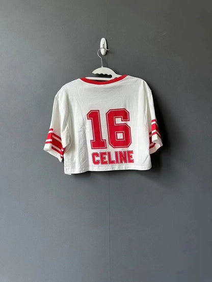 Celine Short Sleeve Crop Top