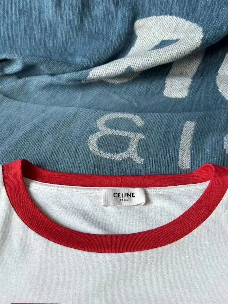 Celine Short Sleeve Crop Top